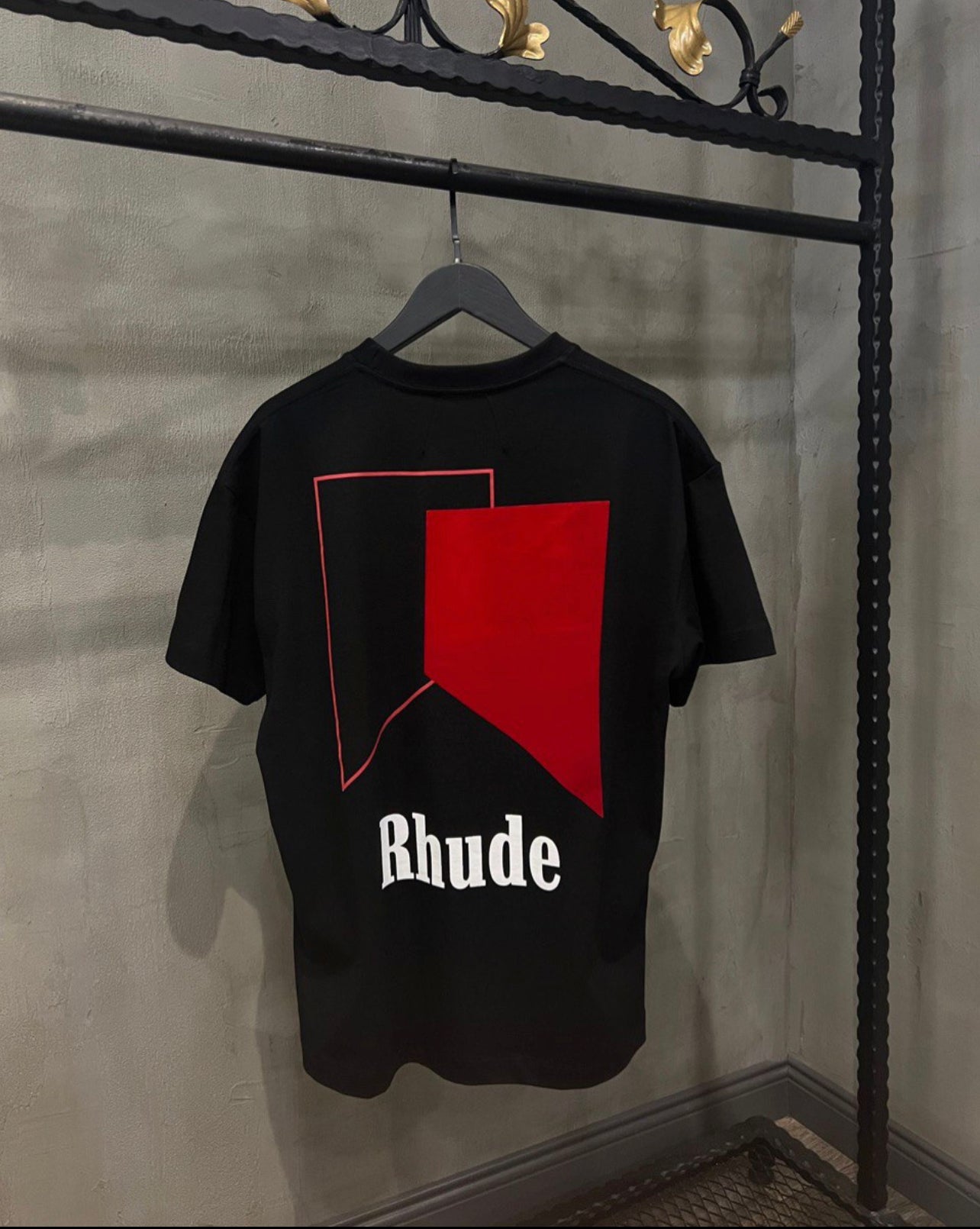 T-shirt RD black red