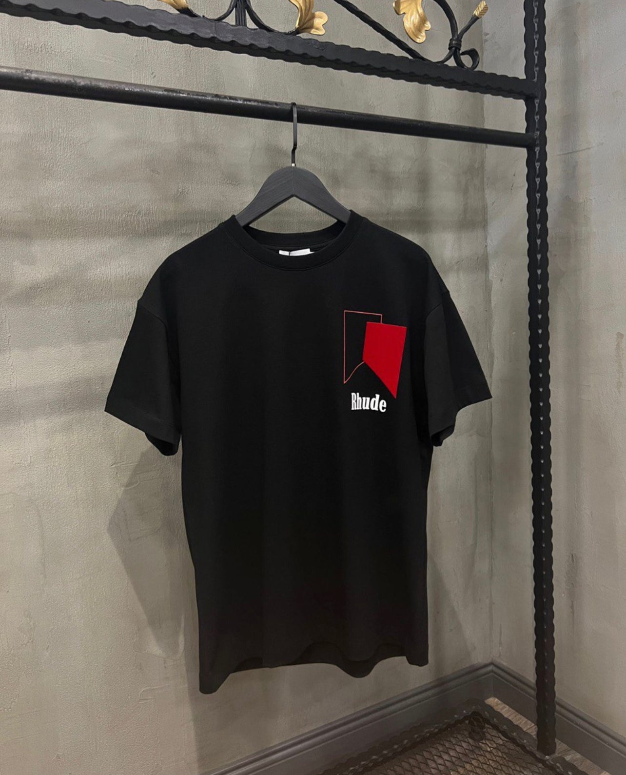 T-shirt RD black red