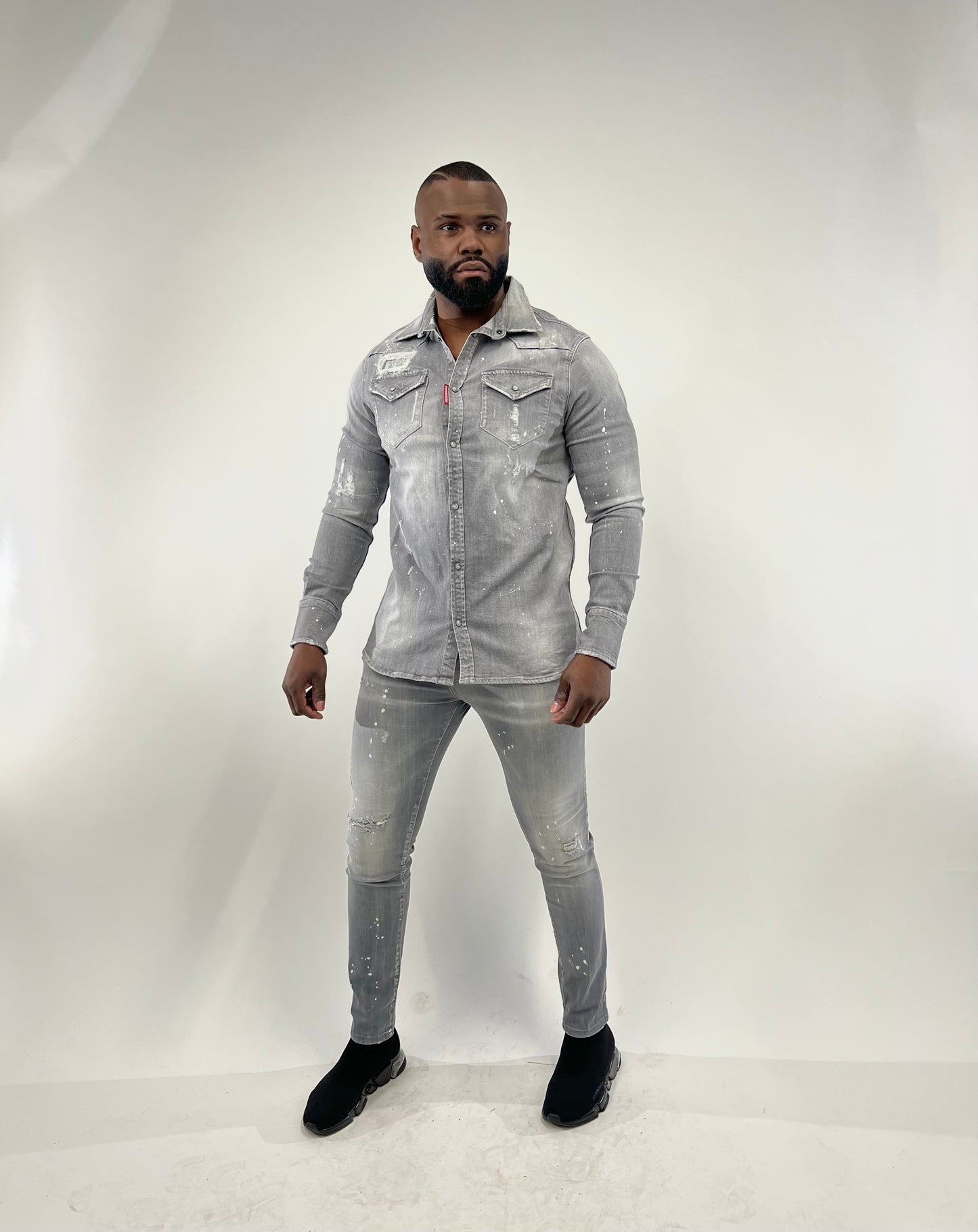 Jeans DSQ GREY slim fit