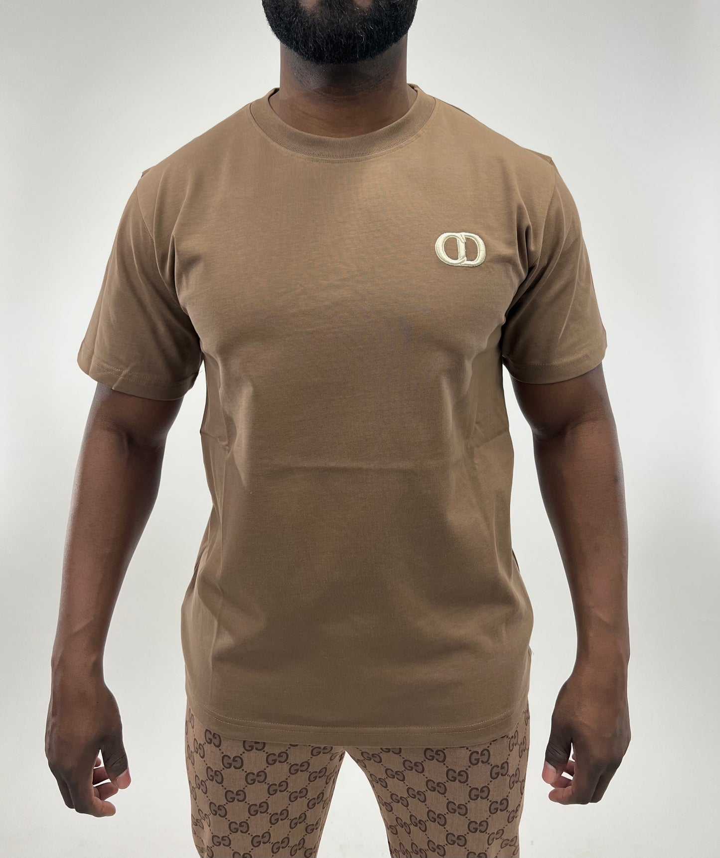 T-shirt CD brown