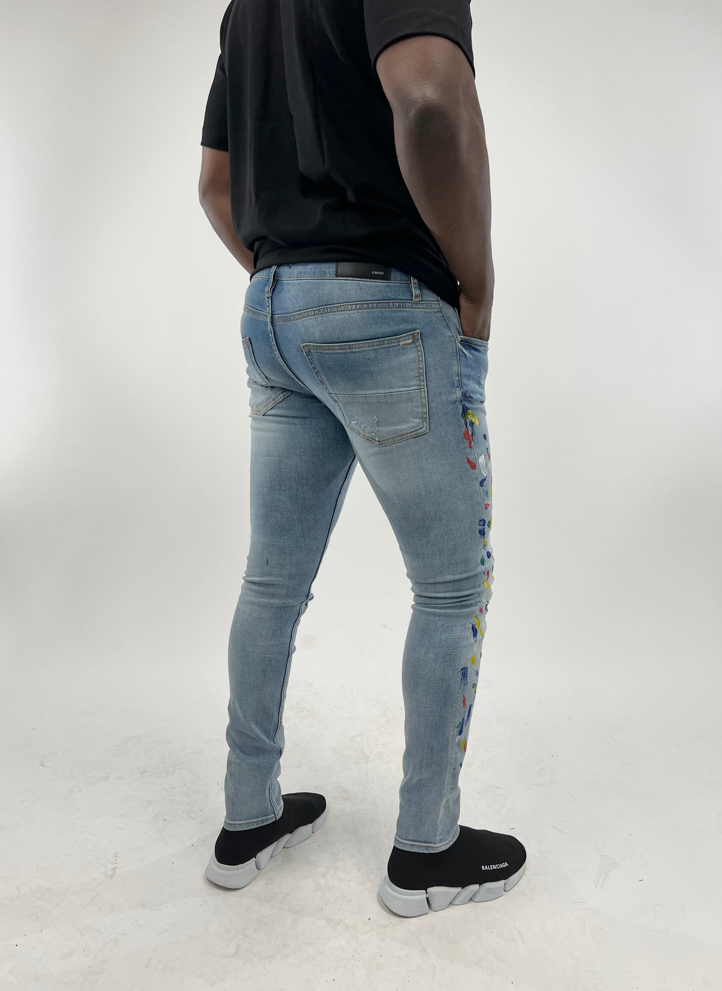 Jeans AMIR paintball slim fit